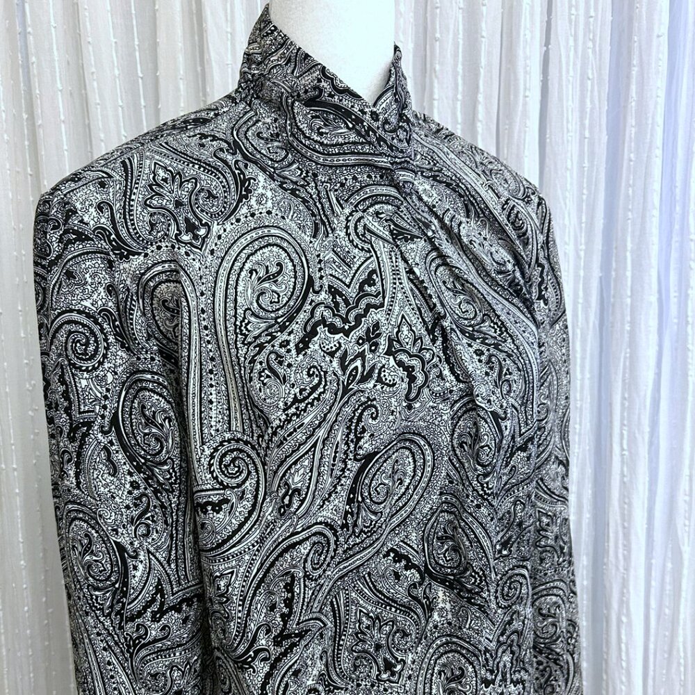 Notations - Women's Paisley Print Blouse